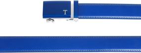 img 1 attached to Tonywell Leather Ratchet Automatic Buckle Men's Accessories in Belts