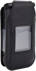 img 4 attached to Protect your Orbic Journey V Verizon Flip Phone with BELTRON Leather Fitted Case - Rotating Belt Clip, Screen & Keypad Protection, Secure Fit