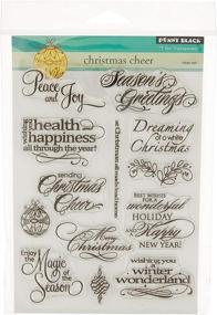 img 3 attached to 🎄 Penny Black 30-140 Christmas Cheer Clear Stamp: Add Festive Delight to Your Holiday Crafts!