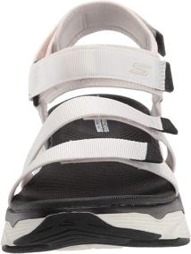 img 3 attached to Skechers Womens Cushioning Quarter Sandal Women's Shoes for Athletic