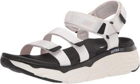 img 4 attached to Skechers Womens Cushioning Quarter Sandal Women's Shoes for Athletic