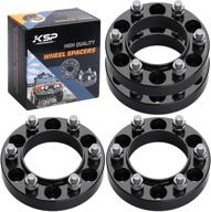 🔧 ksp forged 4pcs 1.25" 6x5.5 to 6x5.5 wheel spacers - perfect fit for 4-runner, tacoma, tundra, fj cruiser, sequoia - thread pitch 12x1.5 - hub bore 106mm - improve stability with 32mm hub centric spacers - enhance performance and style logo