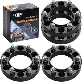 img 4 attached to 🔧 KSP Forged 4Pcs 1.25" 6x5.5 to 6x5.5 Wheel Spacers - Perfect Fit for 4-Runner, Tacoma, Tundra, FJ Cruiser, Sequoia - Thread Pitch 12x1.5 - Hub Bore 106mm - Improve Stability with 32mm Hub Centric Spacers - Enhance Performance and Style