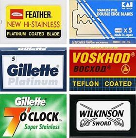 img 4 attached to 🪒 Ultimate Razor Blade Sampler: Discover 35 Quality Double Edge Razor Blades from 6 Top Brands