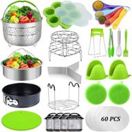 complete 87 pcs instant pot accessories set for 6 qt 8 quart pressure cookers – steamer baskets, springform pan, egg rack, and more! logo