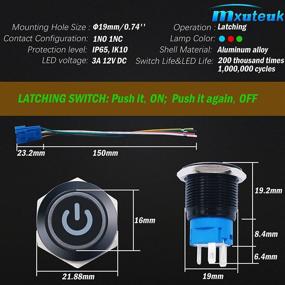 img 2 attached to 🔓 Unlocking the Power: Mxuteuk Latching Suitable Self Locking L 19 POWER B G