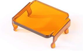 img 3 attached to Rugged Ridge 15210.67 Square Amber 3-Inch Light Cover - Durable & Effective Protection for Your Lights!