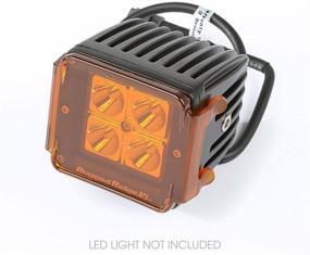 img 1 attached to Rugged Ridge 15210.67 Square Amber 3-Inch Light Cover - Durable & Effective Protection for Your Lights!
