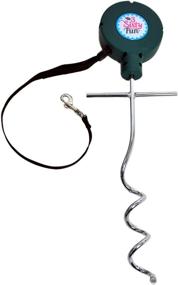 img 3 attached to 🐾 Tangle-Free Rotating Dog Tie Out Leash/Stake: Perfect for Travel, Outdoor Enthusiasts, Camping, and Sporting!