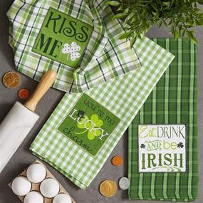 img 3 attached to 🍀 DII Patrick's Kitchen Collection: St. Patty's Day Dishtowels