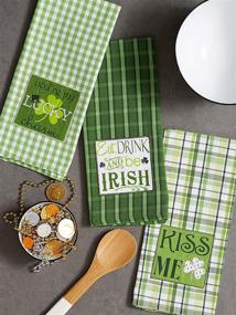 img 2 attached to 🍀 DII Patrick's Kitchen Collection: St. Patty's Day Dishtowels