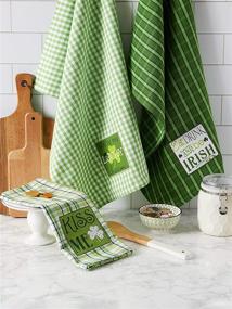 img 1 attached to 🍀 DII Patrick's Kitchen Collection: St. Patty's Day Dishtowels