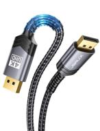 🔌 премиум кабель displayport с позолоченным покрытием и оплеткой от jsaux - лучшие аксессуары и принадлежности для монитора логотип