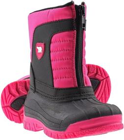 img 4 attached to 🥾 Идеальные зимние ботинки для мальчиков с водонепроницаемой и теплоизолирующей технологией ArcticShield: Комфортные, прочные и стильные.