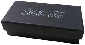 img 1 attached to 👔 Handcrafted Leather Necktie - Hello Tie