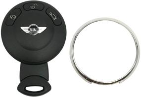 img 3 attached to Keyless Entry Replacement Key Fob Cover Case for Mini Cooper Smart Key Accessories (1)