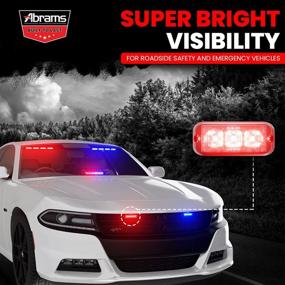 img 2 attached to Abrams SAE Class-1 Edge 3 Series [Green] 9W - High-Intensity LED Grille Light for Security Patrol Vehicles and Trucks