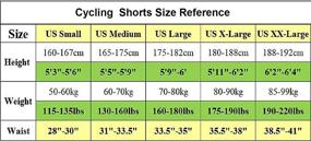 img 3 attached to 🚴 Sponeed Men's Bicycle Shorts - Cycle Tights Pants with Padded Short