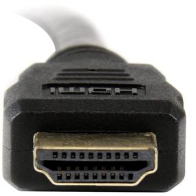 img 2 attached to 🔌 6ft Bi-Directional HDMI to DVI D Adapter Cable - HDMI to DVI or DVI to HDMI Adapter - Ideal for Computer Monitors (HDMIDVIMM6), Black