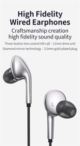 img 3 attached to Earphone Composite Diaphragm Dynamic Detachable