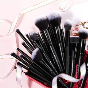 img 1 attached to DUcare Makeup Brushes Set: 27Pcs Professional Synthetic Kabuki Brushes for Flawless Makeup Application