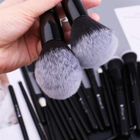 img 3 attached to DUcare Makeup Brushes Set: 27Pcs Professional Synthetic Kabuki Brushes for Flawless Makeup Application