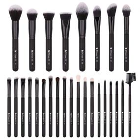 img 4 attached to DUcare Makeup Brushes Set: 27Pcs Professional Synthetic Kabuki Brushes for Flawless Makeup Application