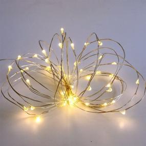img 3 attached to Set Of 4 Battery Operated Mini Led Fairy Light Dewdrop Lights With Timer 6 Hours On/18 Hours Off For Wedding Centerpiece Halloween Christmas Party Decorations Seasonal Decor