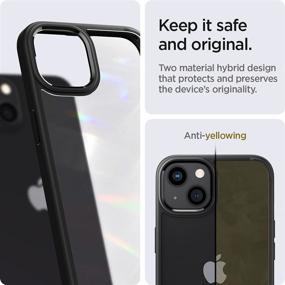 img 2 attached to Spigen Ultra Hybrid Designed For IPhone 13 Case (2021) - Matte Black