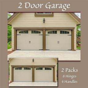 img 3 attached to 🚪 Enhance Your Garage Aesthetics with Household Essentials 240 Hinge It Magnetic Decorative Garage Door Accents in Black