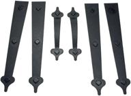 🚪 enhance your garage aesthetics with household essentials 240 hinge it magnetic decorative garage door accents in black logo