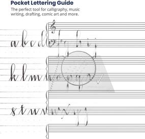 img 2 attached to 📐 Pacific Arc Ames Lettering Guide: The Ultimate Tool for Lettering, Writing, Architecture, and Drawing
