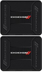 img 3 attached to 🚗 U.A.A. INC. Front & Rear Car Truck SUV Seat Rubber Floor Mat for Dodge RAM - Elite Series