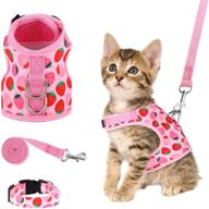 uratot cat harness and leash set - cat vest harness with pet leash and collar - ideal pet harness for kitties, puppies, and small pets - perfect for outdoor walking logo