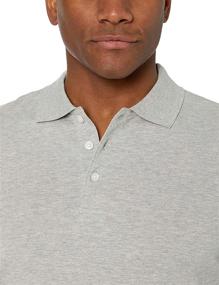 img 2 attached to 😎 Stylish and Comfortable: BUTTONED Slim Fit Stretch Charcoal Heather for a Sleek Look