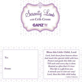 img 1 attached to 🐑 Ganz Serenity Lamb: Perfect Pink Christening or Baptism Gift for Girls