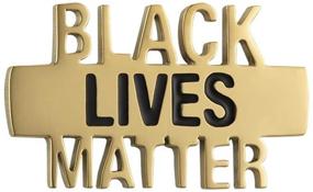 img 2 attached to Пуговицы Black Lives Matter - знак кулака Черного Поднятого Кулака на булавке BLM (2шт/3шт) для рубашек, одежды, рюкзаков, шапок