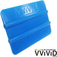 effortless vinyl wrap application with vvivid blue handheld squeegee logo