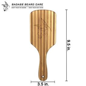 img 1 attached to Badass Beard Care Bristle Brush