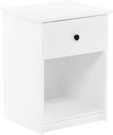 🌙 furinno tidur nightstand, white логотип