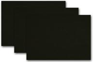 premium black licorice 5x7 card stock (pack of 50) - colored blank cards logo