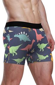 img 2 attached to 🩲 Breathable Cotton Dinosaur Shorts Underwear for Boys' Clothing