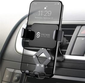 img 3 attached to 📱 Syncwire Car Phone Mount: Air Vent Cell Phone Holder for iPhone 11 Pro Max, Samsung Galaxy S10, and More