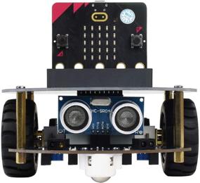 img 2 attached to 🤖 AlphaBot2 Robot Building Kit with BBC Micro:bit V2 for Enhanced Robotics - Line Tracking, Obstacle Avoidance, Ultrasonic Ranging, Bluetooth/2.4G Remote Control and More