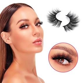 img 1 attached to 👁️ DYSILK 30 Pairs Mink Eyelashes - 6D Fluffy False Eyelashes Multi-Pack with 6 Mixed Styles - Reusable, Thick, and Soft Faux Lashes for a Natural Look