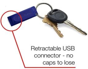 img 2 attached to 💾 Verbatim 128GB USB 2.0 Flash Drive - Cap-Less & Universally Compatible - Blue: Efficient Storage Solution with Wide Device Compatibility