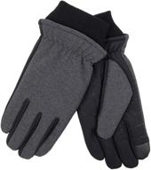 🧤 stretchable levis heathered touchscreen gloves logo