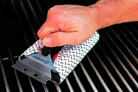 img 3 attached to 🔥 Q-Swiper BBQ Grill Cleaner Set - Wire-Free Grill Brush with Scraper and 25 Cleaning Wipes, Safely Remove Grease and Grime for a Healthier Grill!