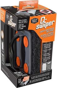 img 2 attached to 🔥 Q-Swiper BBQ Grill Cleaner Set - Wire-Free Grill Brush with Scraper and 25 Cleaning Wipes, Safely Remove Grease and Grime for a Healthier Grill!