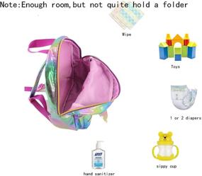 img 1 attached to Searock Preschool Resistant Backpack Butterfly